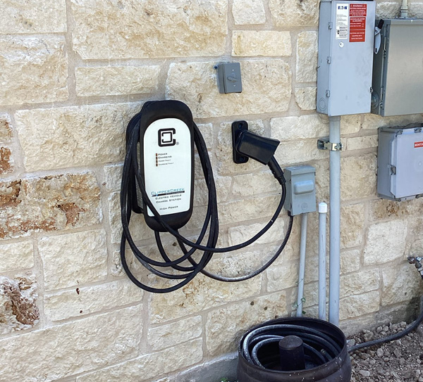 ev charger installed by a tema home services
